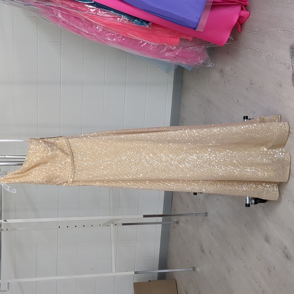 COPY - Mon Cheri size 2 Gold Gown